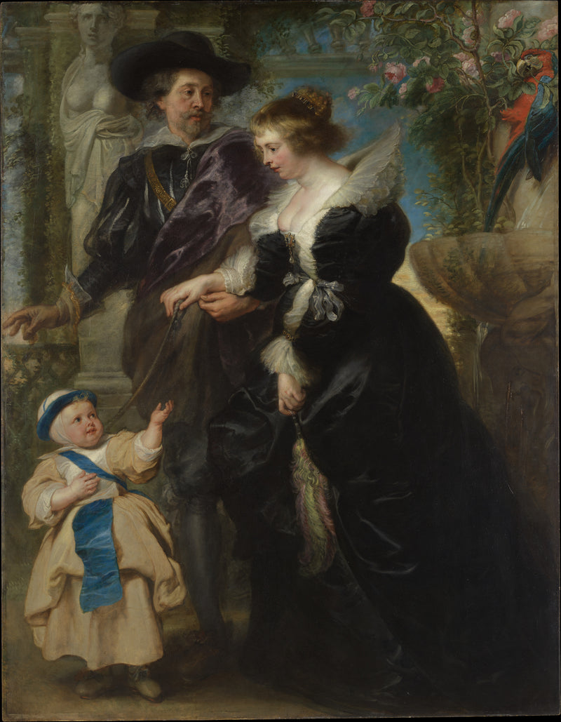 Rubens, Helena Fourment et leur fils Frans - Peter Paul Rubens
