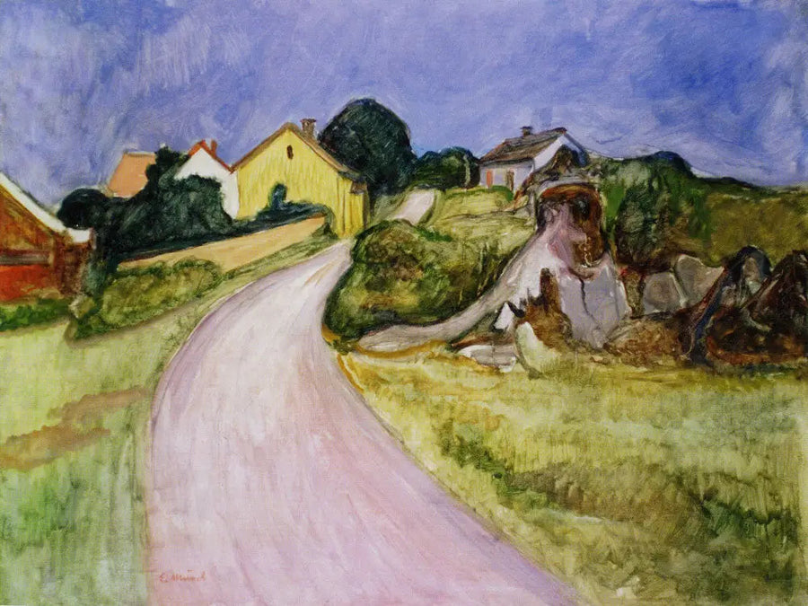 rue d'Åsgårdstrand - Edvard Munch