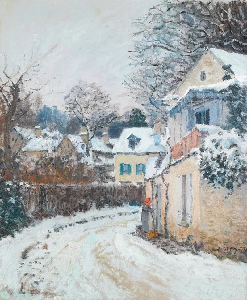 Rue de la Princesse, hiver - Alfred Sisley