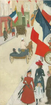 Rue de Parme à Paris, le 14 juillet - Pierre Bonnard