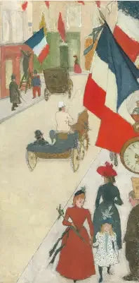 Rue de Parme à Paris, le 14 juillet - Pierre Bonnard