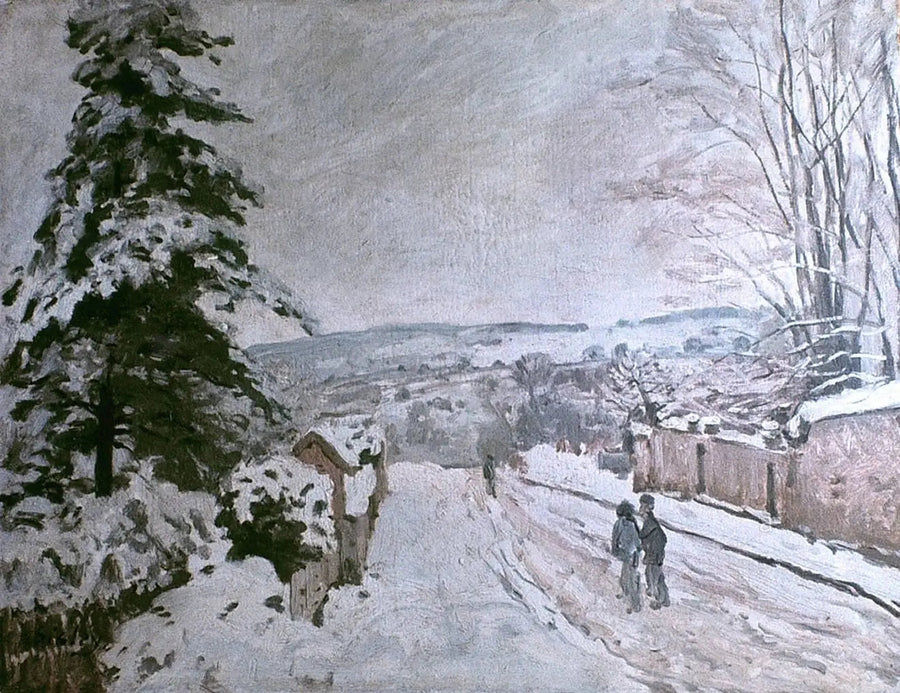 Rue du Cœur Volant à Louveciennes - Alfred Sisley