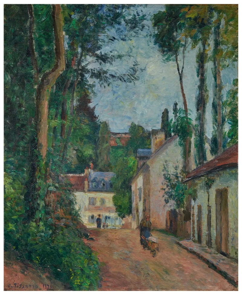 Rue du Fond-de-l’Hermitage, Pontoise - Camille Pissarro