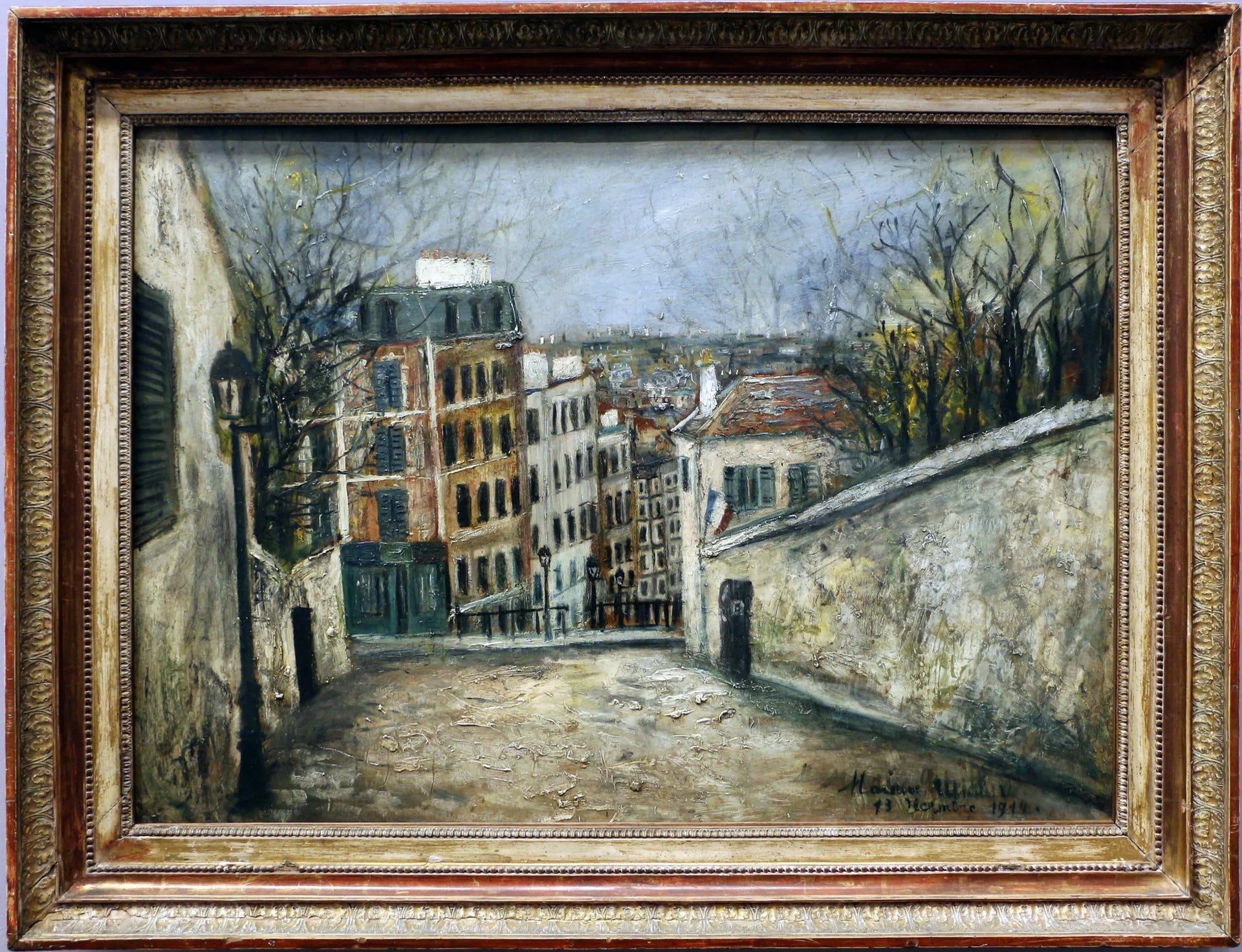 Rue du Mont-Cenis - Maurice Utrillo image 1 reproduction artisanale de tableau
