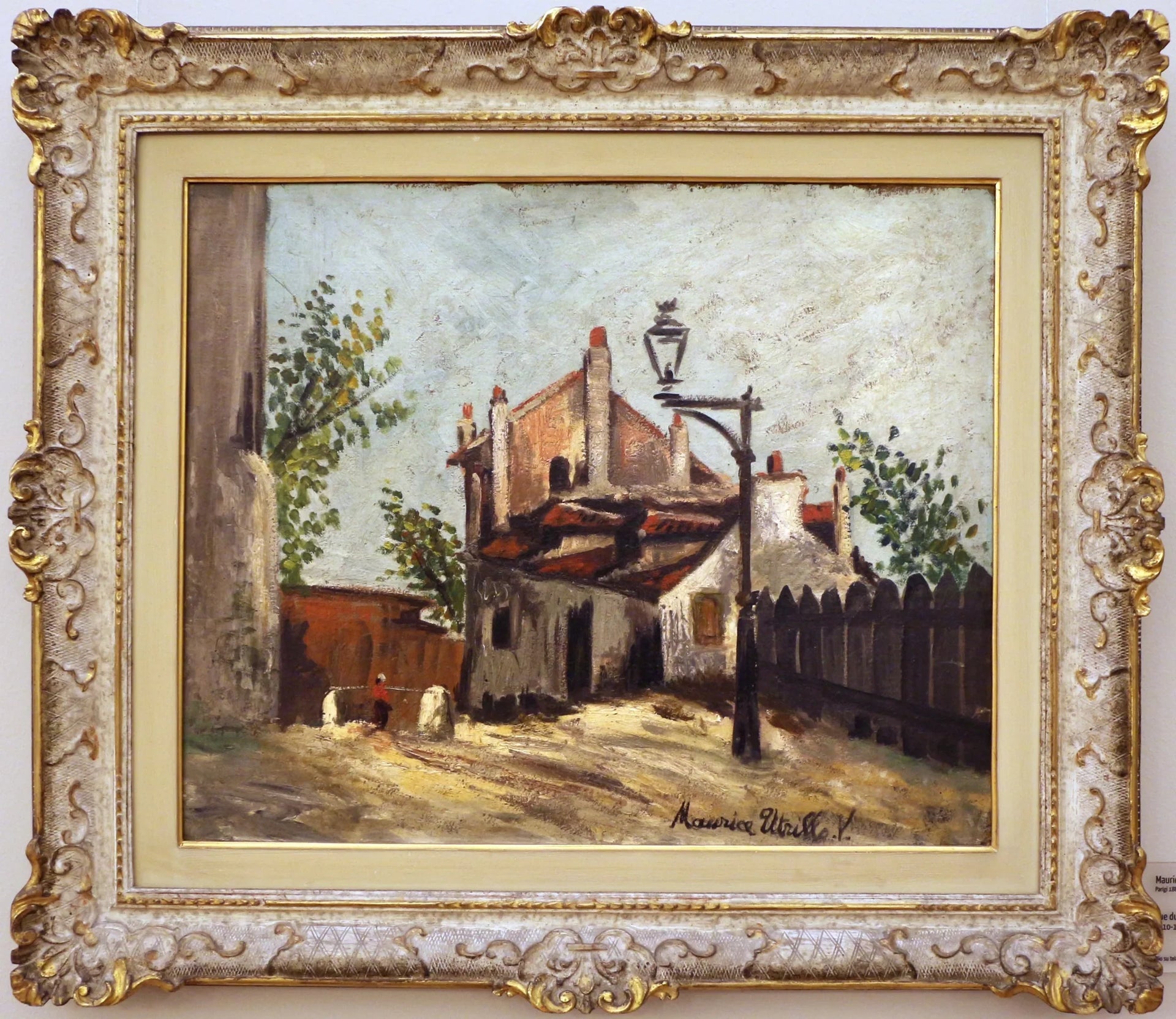 Rue du Mont-Cénis - Maurice Utrillo image 1 tableau peint à l’huile sur toile