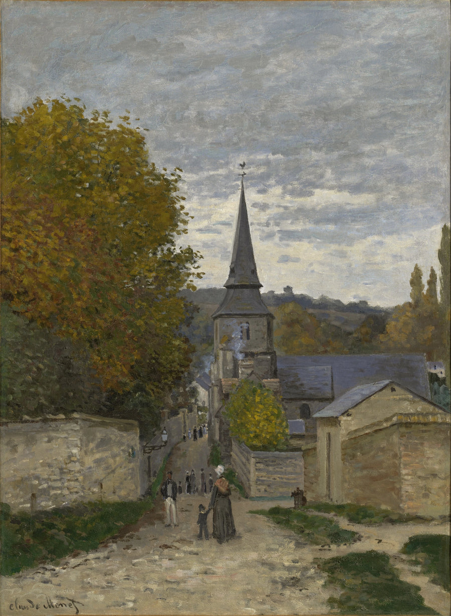 Rue à Sainte-Adresse W98 – Claude Monet