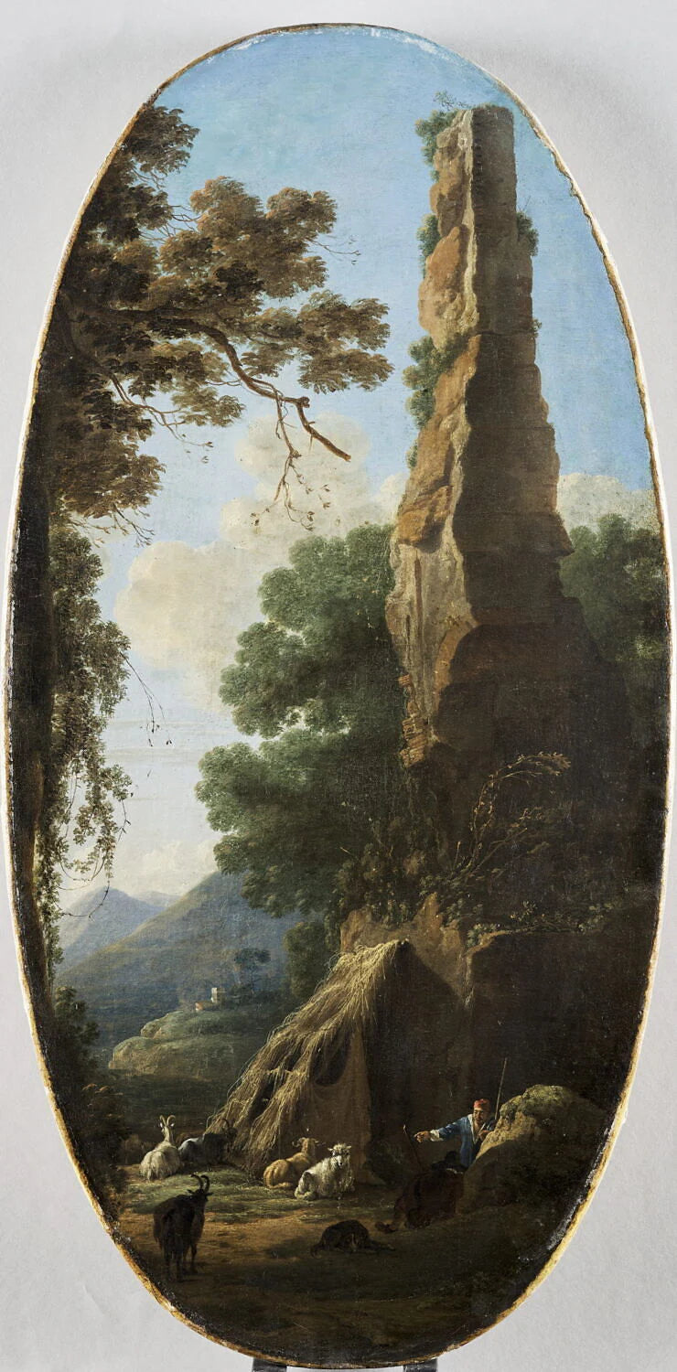 Ruine et cabane de bergers - Jan Asselijn