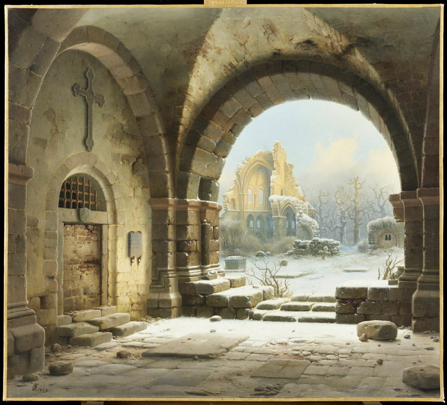 Ruines de l'abbaye médiévale de Heisterbach (Rhénanie) - Wilhelm Steuerwaldt