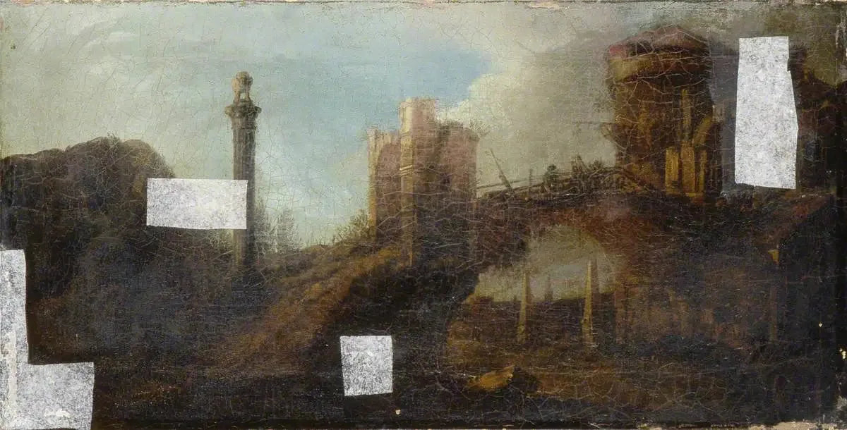 Ruines classiques - Canaletto image 1 tableau peint à l’huile sur toile