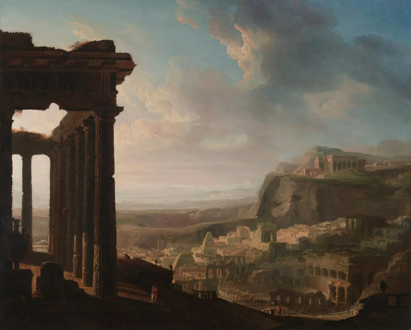Ruines d'une ville antique - John Martin