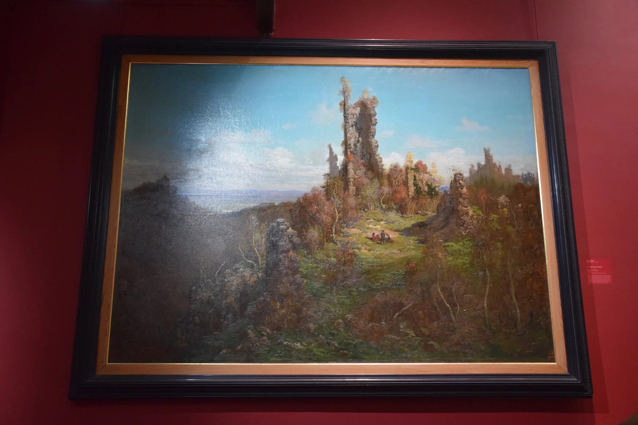 Ruines de trois châteaux - Gustave Doré image 1 copie peinte à la main à l’huile