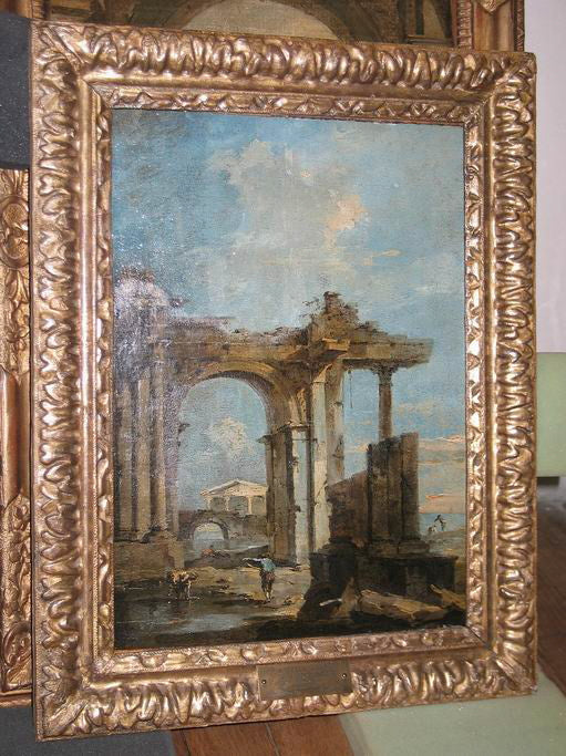 Ruines - Francesco Guardi image 1 reproduction d’œuvre d’art à l’huile