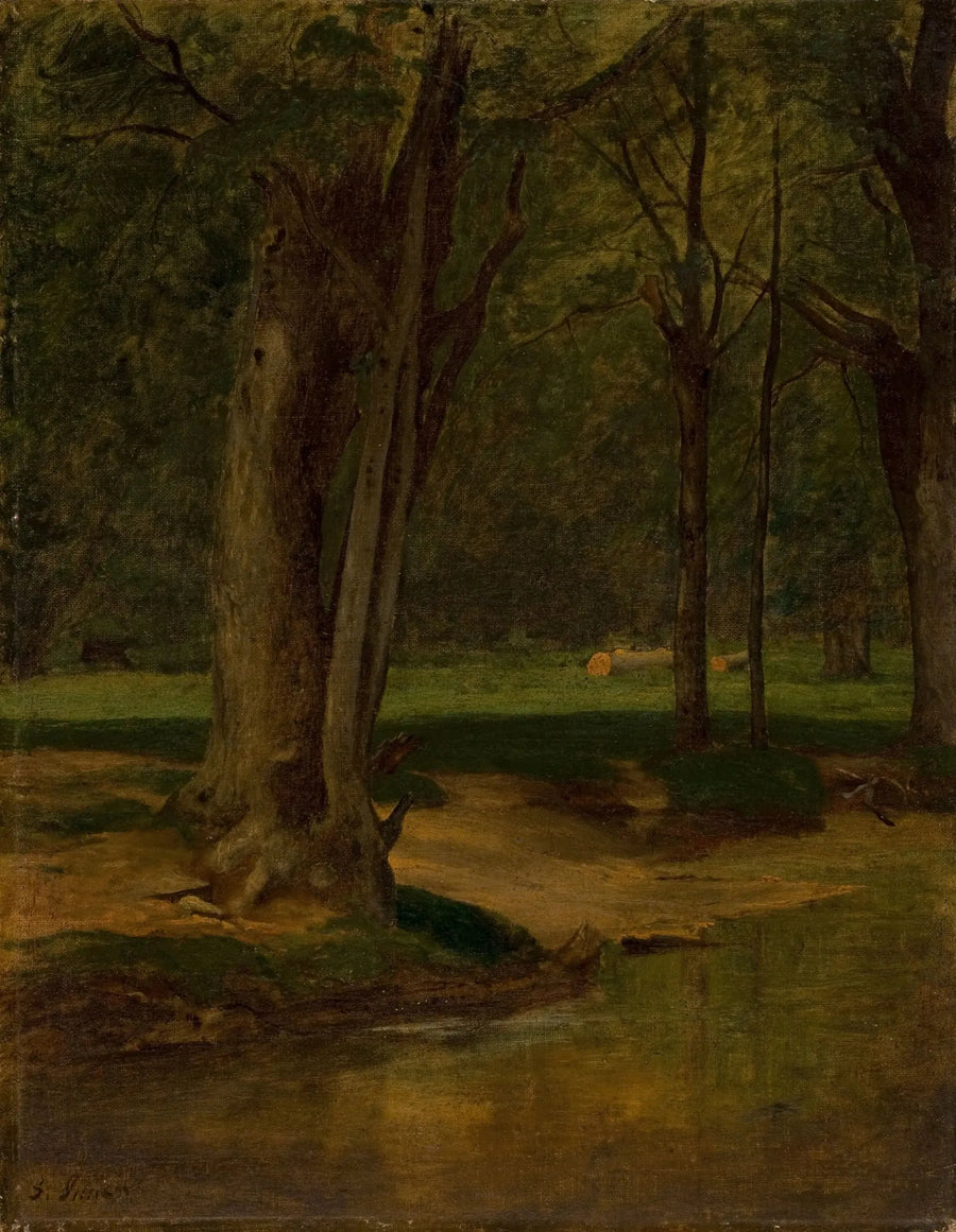Ruisseau à truites, North Conway - George Inness