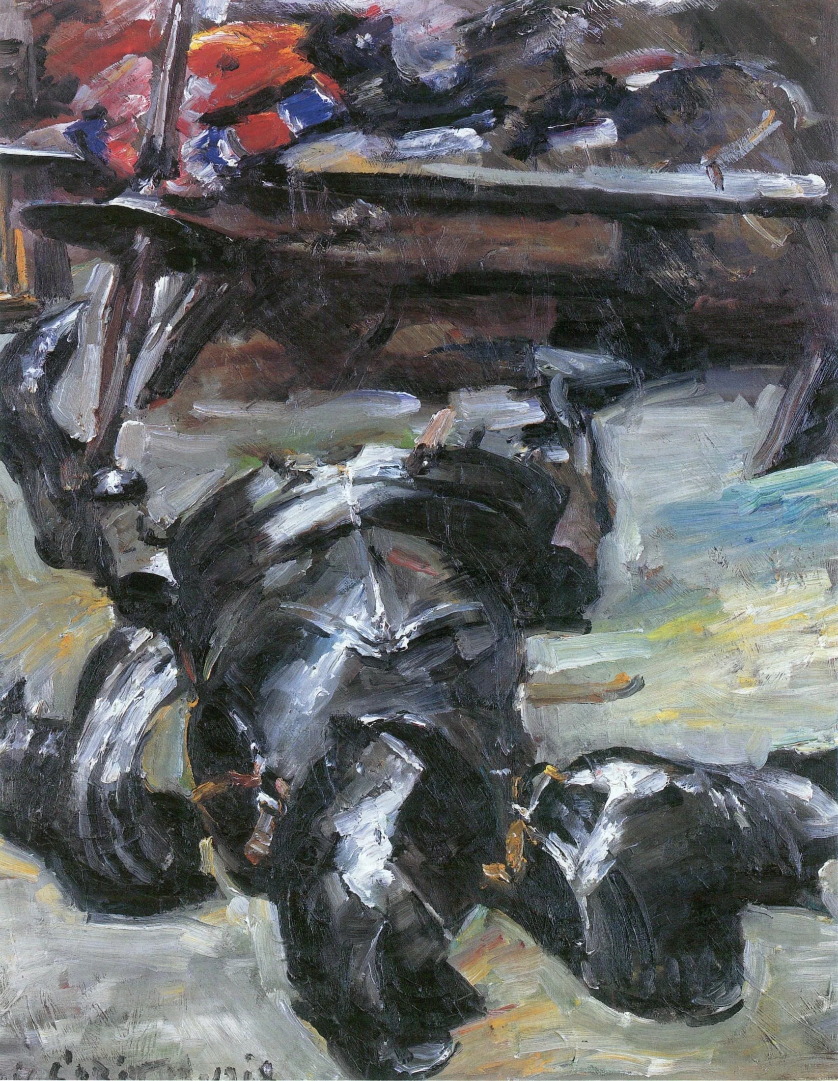 Rüstungsteile im Atelier - Lovis Corinth image 1 copie peinte à la main à l’huile
