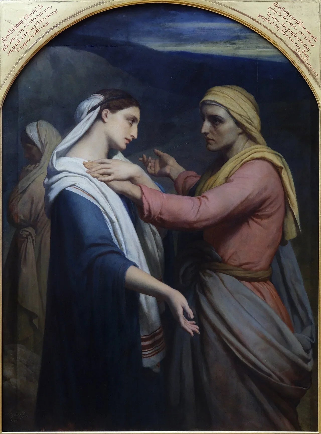 Ruth et Noémi, 1855 - Ary Scheffer image 1 reproduction de peinture à l’huile