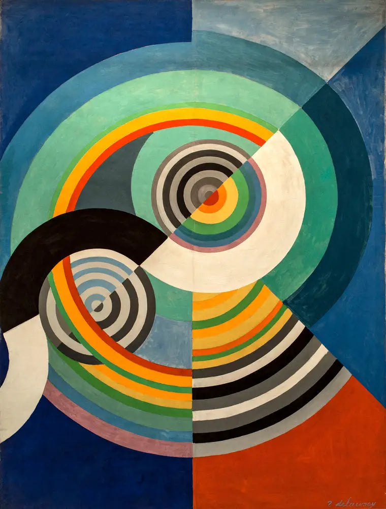 Rythme n°3, décoration pour le salon des Tuileries - Robert Delaunay image 1 reproduction réalisée par Alpha Reproduction