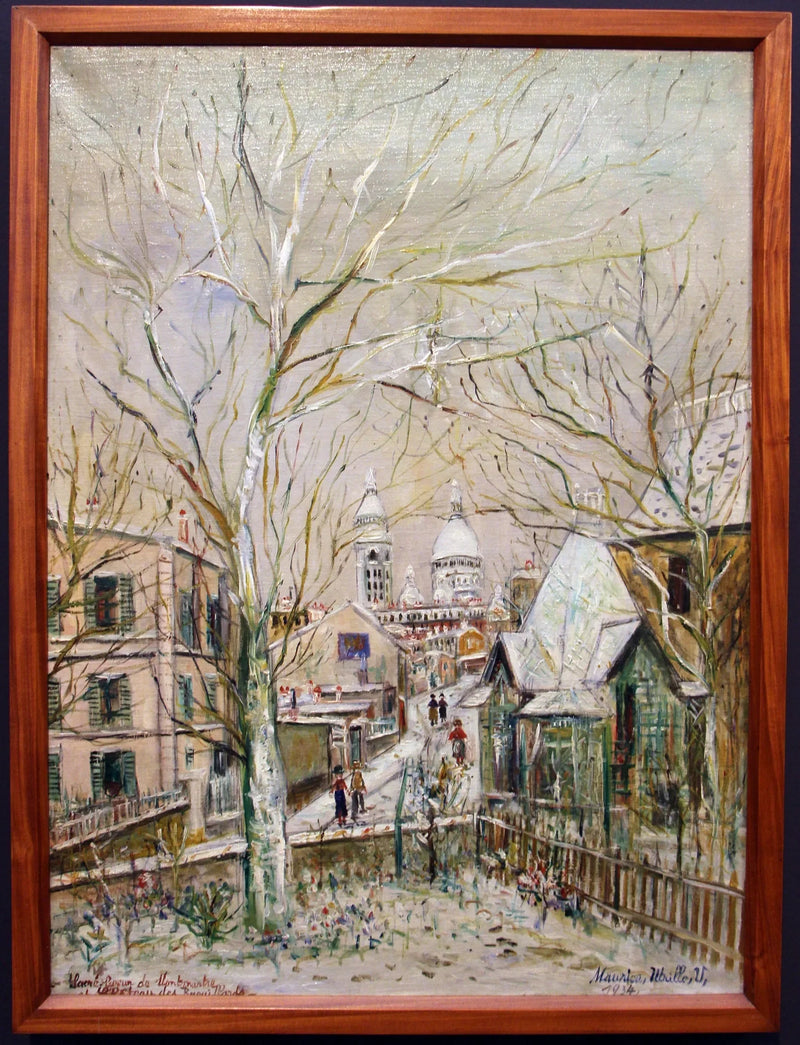 Sacré-Cœur de Montmartre et le Château des Brouillards - Maurice Utrillo