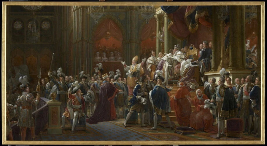 Le sacre du roi Charles X dans la cathédrale Notre-Dame à Reims, le 29 mai 1825 - François Gérard