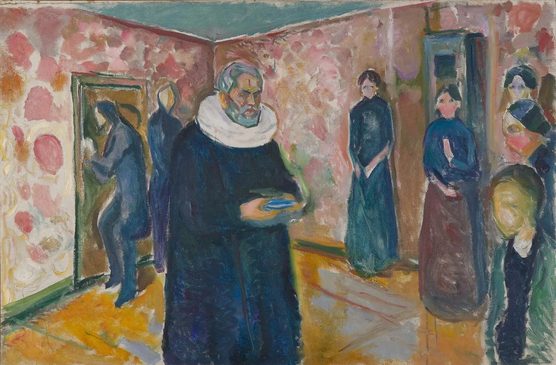 Sacrement - Edvard Munch image 1 reproduction de peinture à l’huile