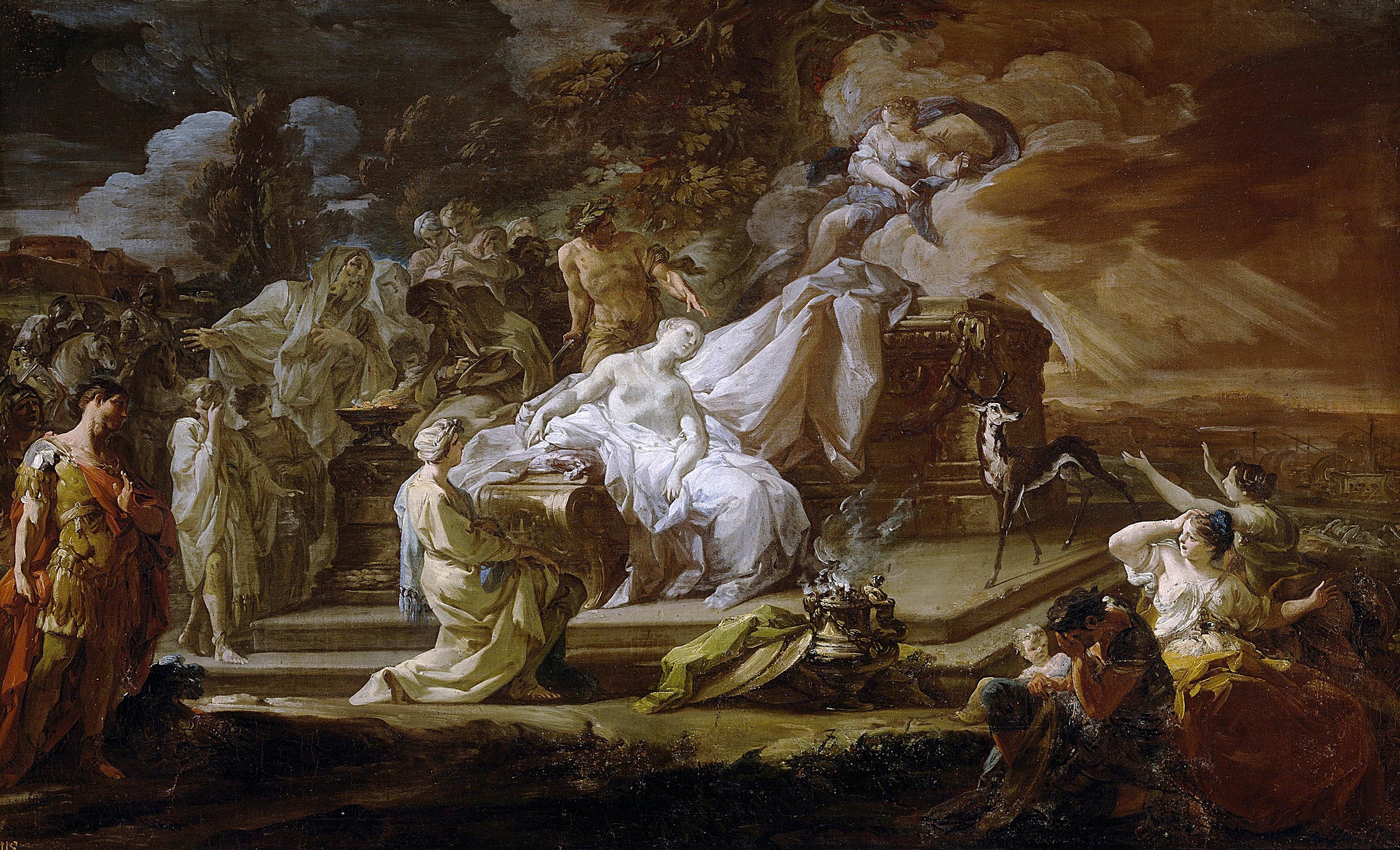 Le sacrifice d'Iphigénie - Corrado Giaquinto