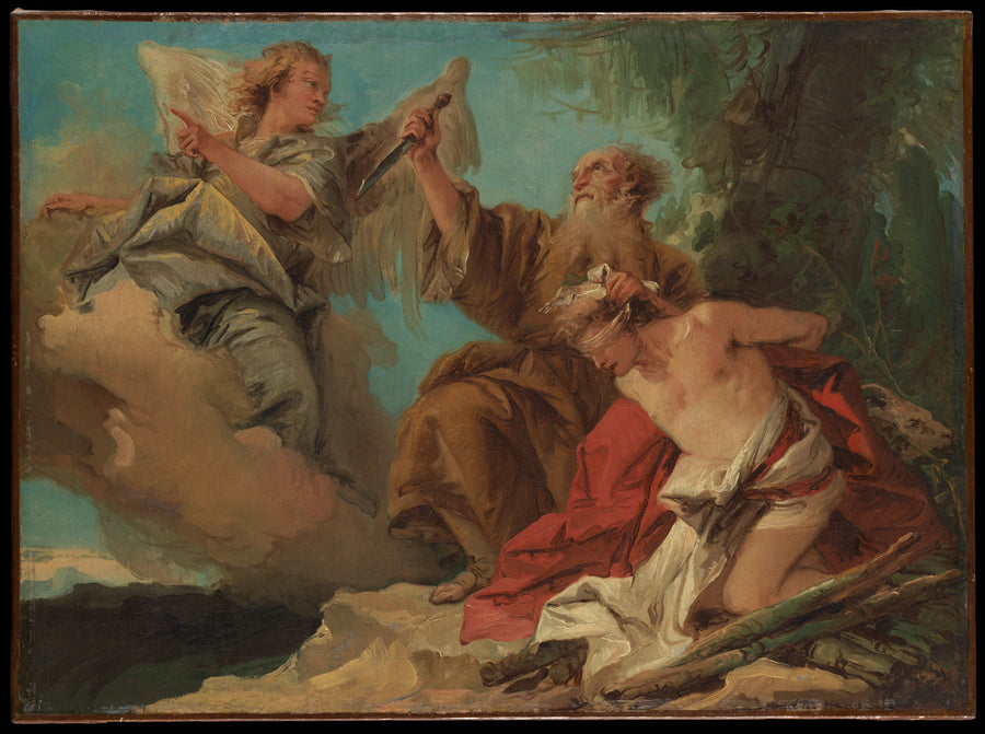 Le sacrifice d'Isaac - Giovanni Domenico Tiepolo