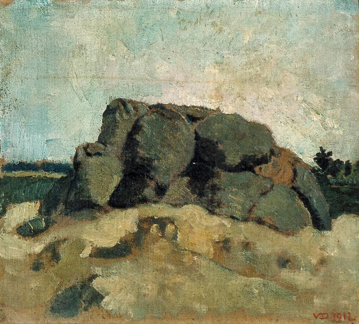 Sacs - Theo van Doesburg image 1 copie de tableau peinte à la main