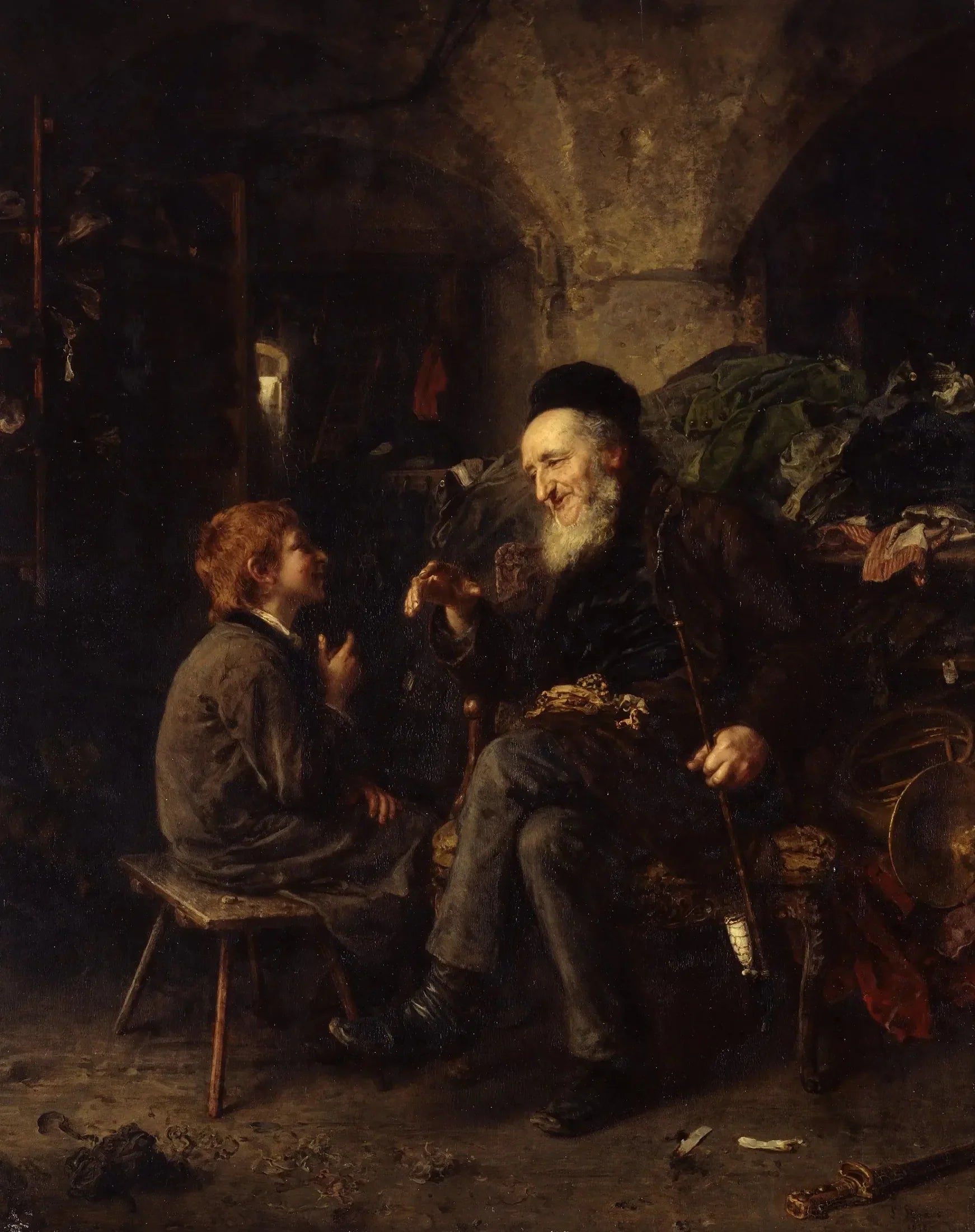 Sagesse salomonienne - Ludwig Knaus image 1 reproduction artisanale de tableau