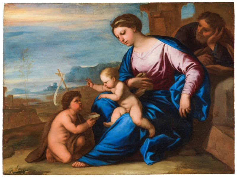 Sagrada Familia con San Juanito - Luca Giordano
