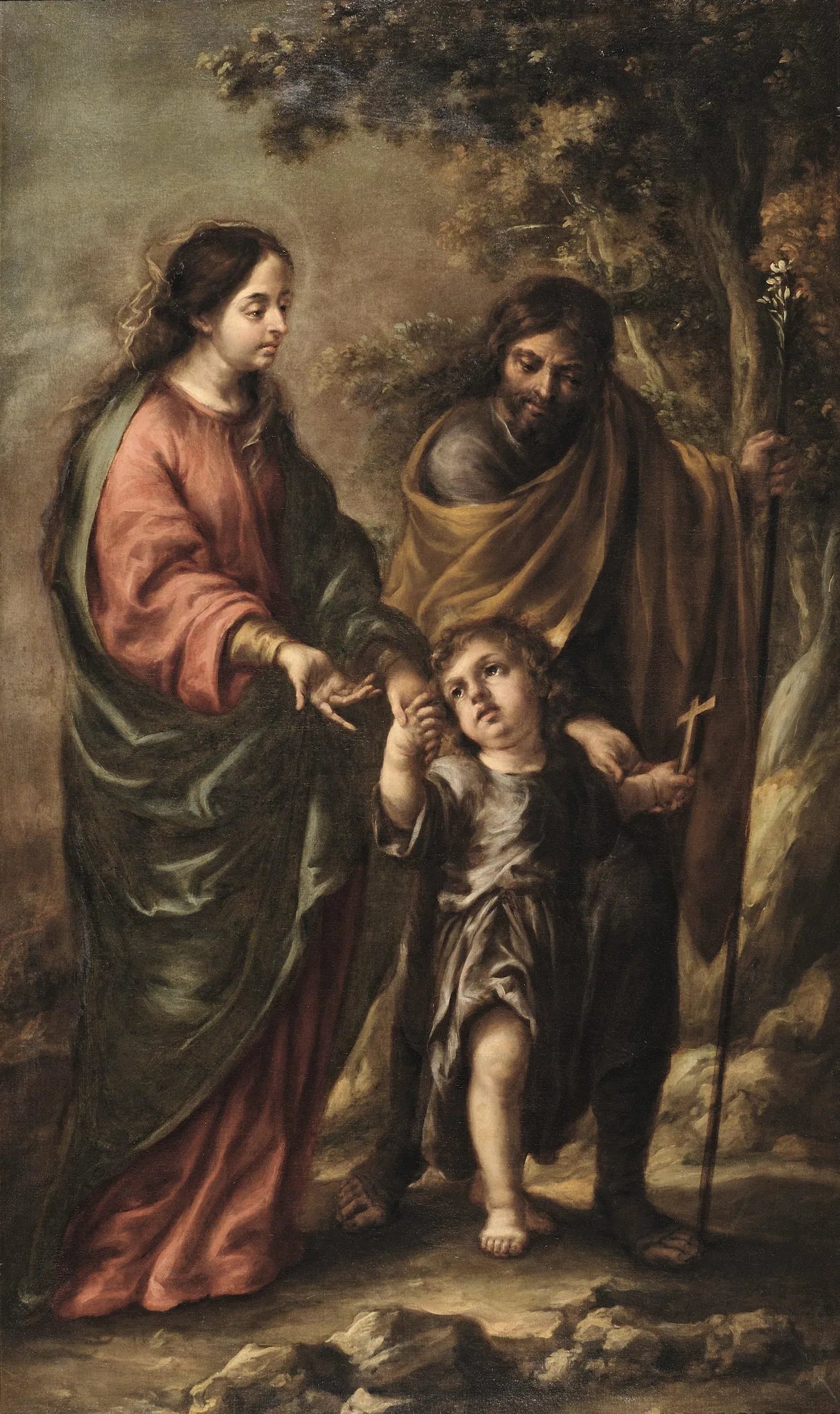 Sagrada Familia - Juan de Valdés Leal image 1 tableau peint à l’huile sur toile
