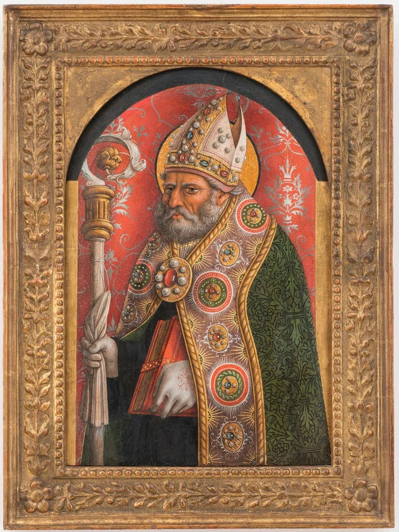 Saint Ambroise - Carlo Crivelli image 1 reproduction réalisée par Alpha Reproduction