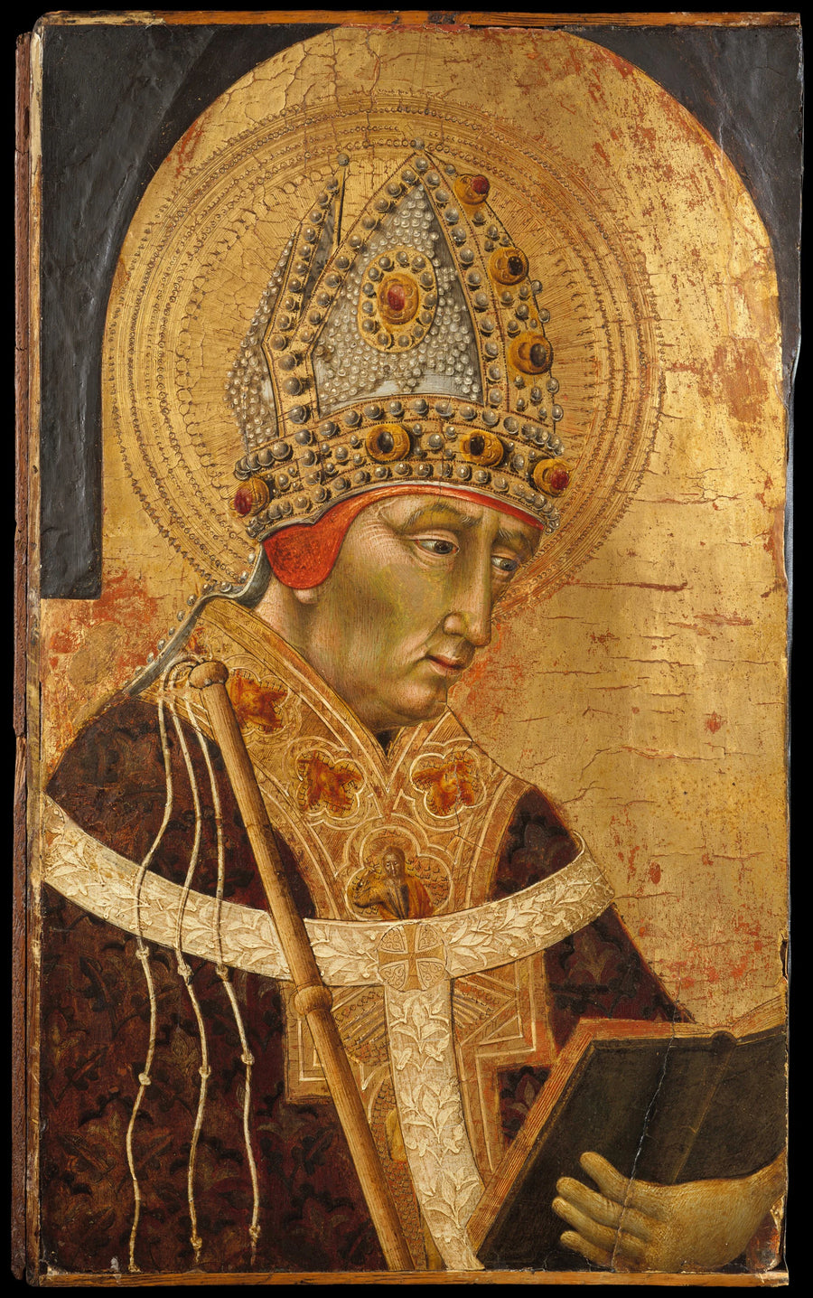 Saint Ambroise - Giovanni di Paolo (Giovanni di Paolo di Grazia)