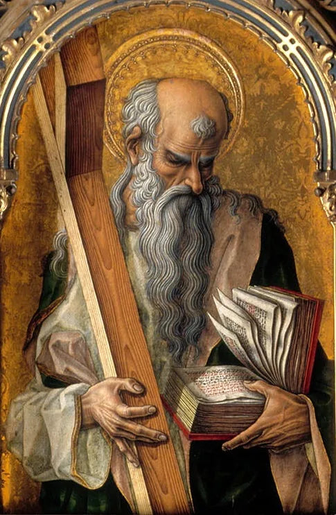 Saint André - Carlo Crivelli image 1 reproduction de peinture à l’huile