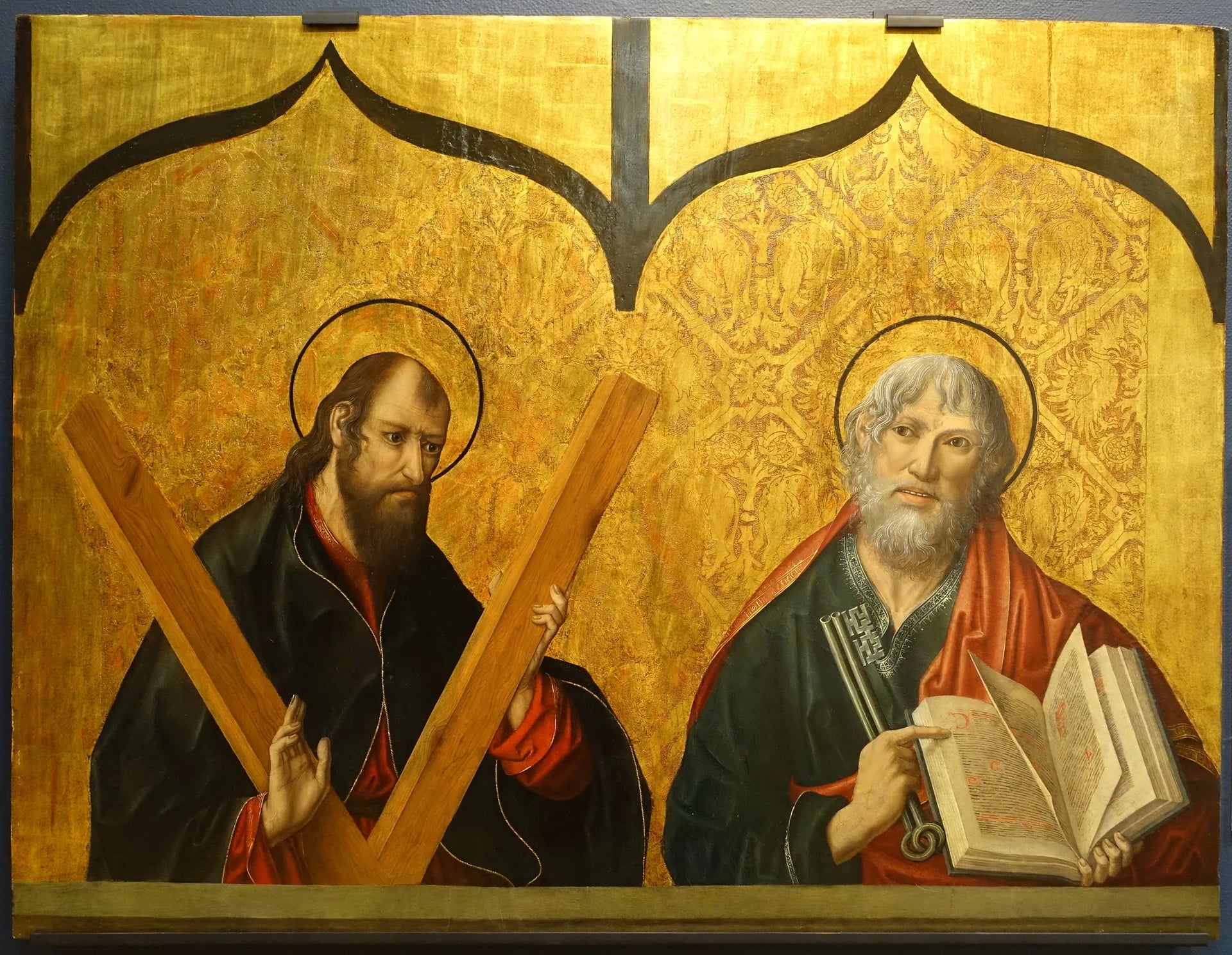 Saint André et Saint Pierre - Fernando Gallego image 1 reproduction artisanale de tableau