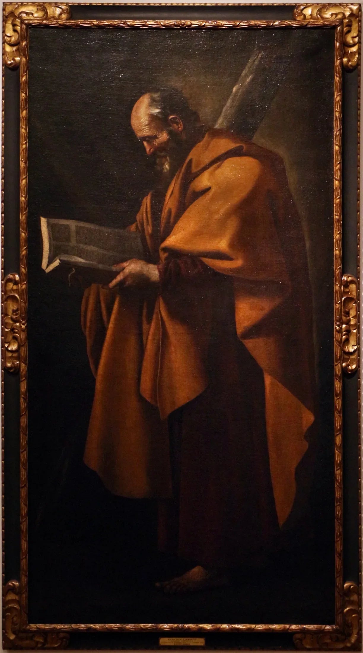 Saint André - Francisco de Zurbarán image 1 copie de tableau peinte à la main