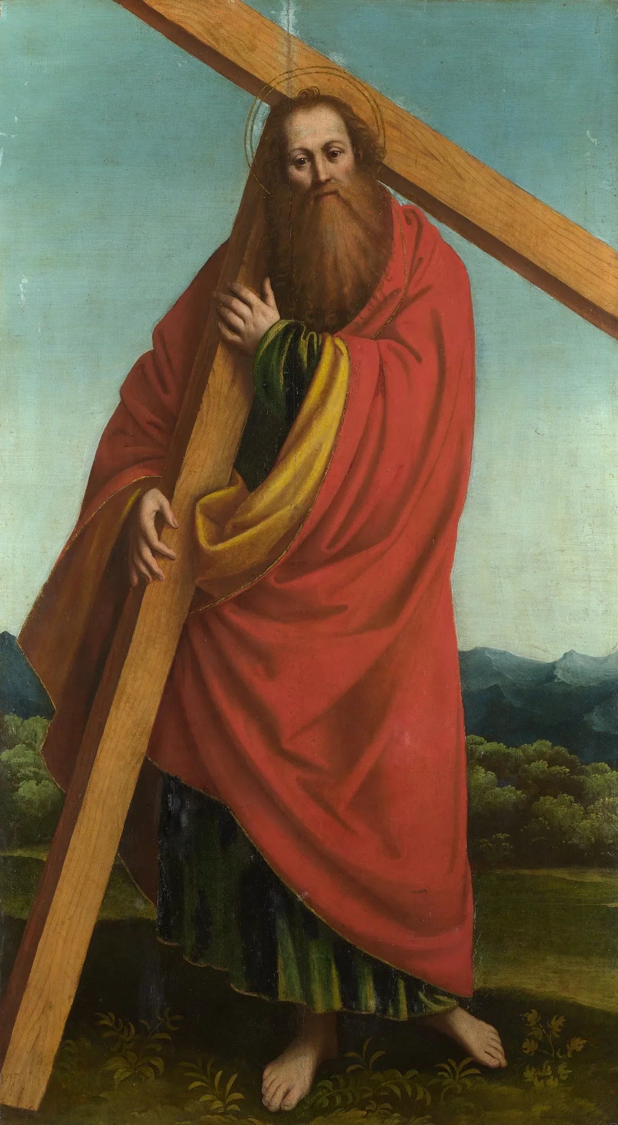 Saint André - Gaudenzio Ferrari image 1 reproduction de peinture à l’huile
