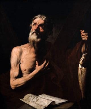 Saint André, patron des pêcheurs - Jusepe de Ribera image 1 copie peinte à la main à l’huile