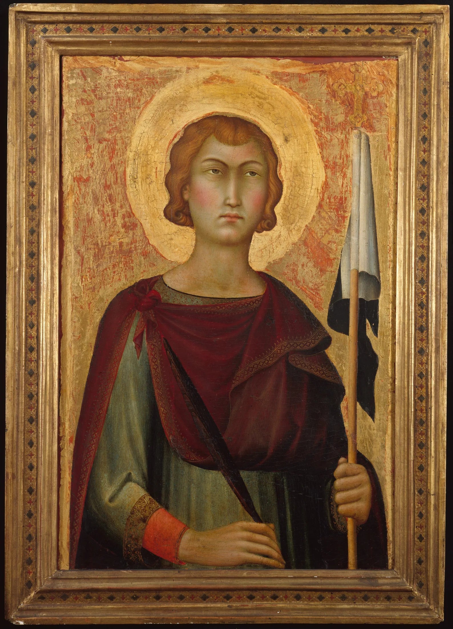 Saint Ansan - Simone Martini image 1 reproduction artisanale de tableau