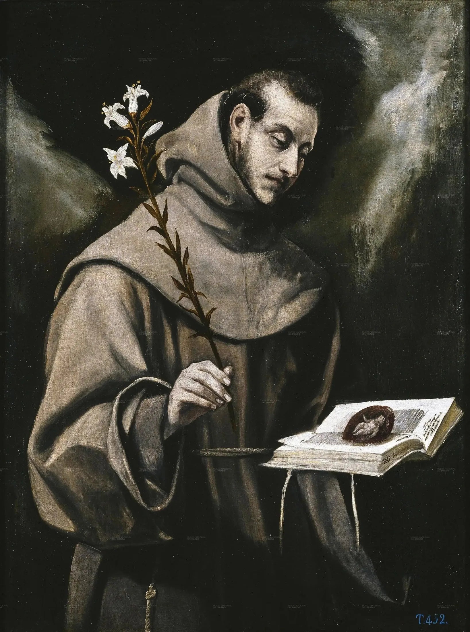 Saint Antoine de Padoue - El Greco image 1 tableau peint à l’huile sur toile
