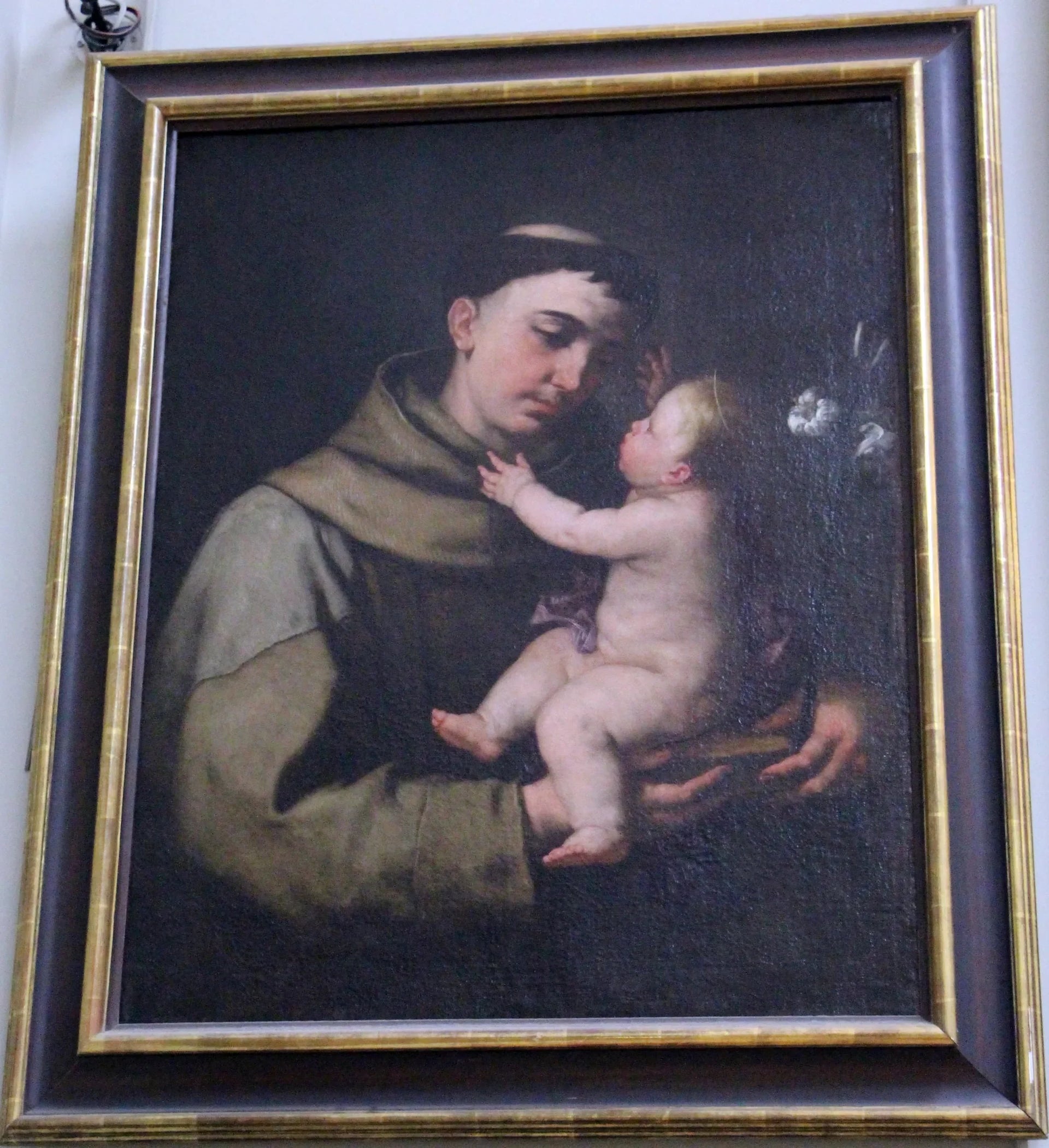 Saint Antoine de Padoue et l'Enfant Jésus - Luca Giordano image 1 reproduction de peinture à l’huile