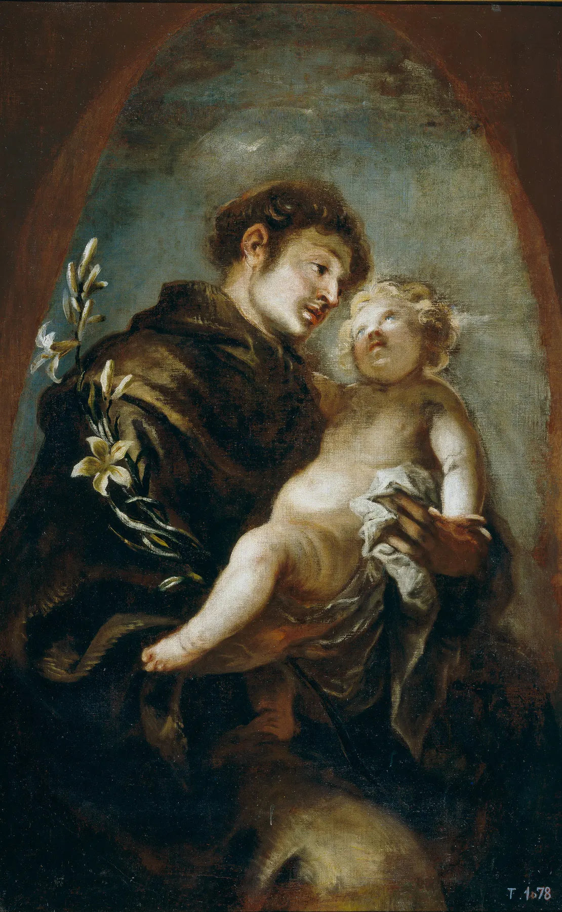 Saint Antoine de Padoue - Francisco Herrera the younger image 1 reproduction artisanale de tableau