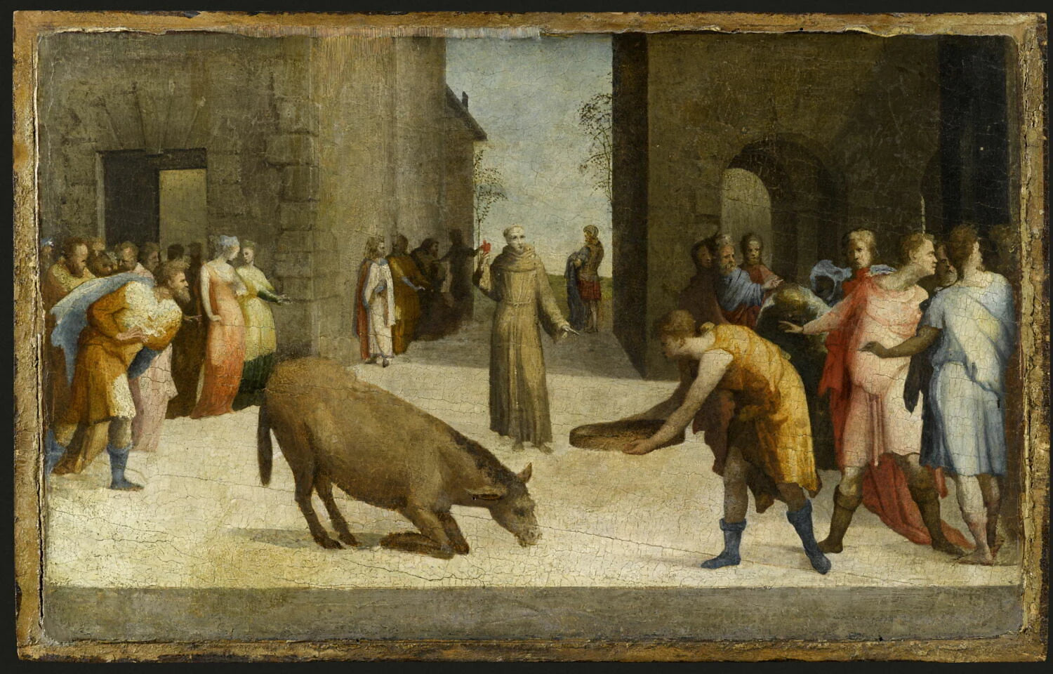 Saint Antoine et le miracle de la mule - Domenico Beccafumi