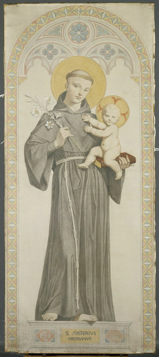 Saint Antoine de Padoue - Jean-Auguste-Dominique Ingres