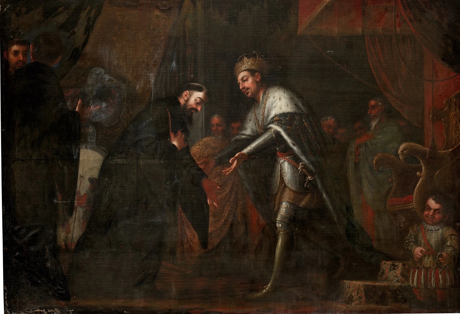 Saint Augustin devant l'empereur Honorius - José García Hidalgo