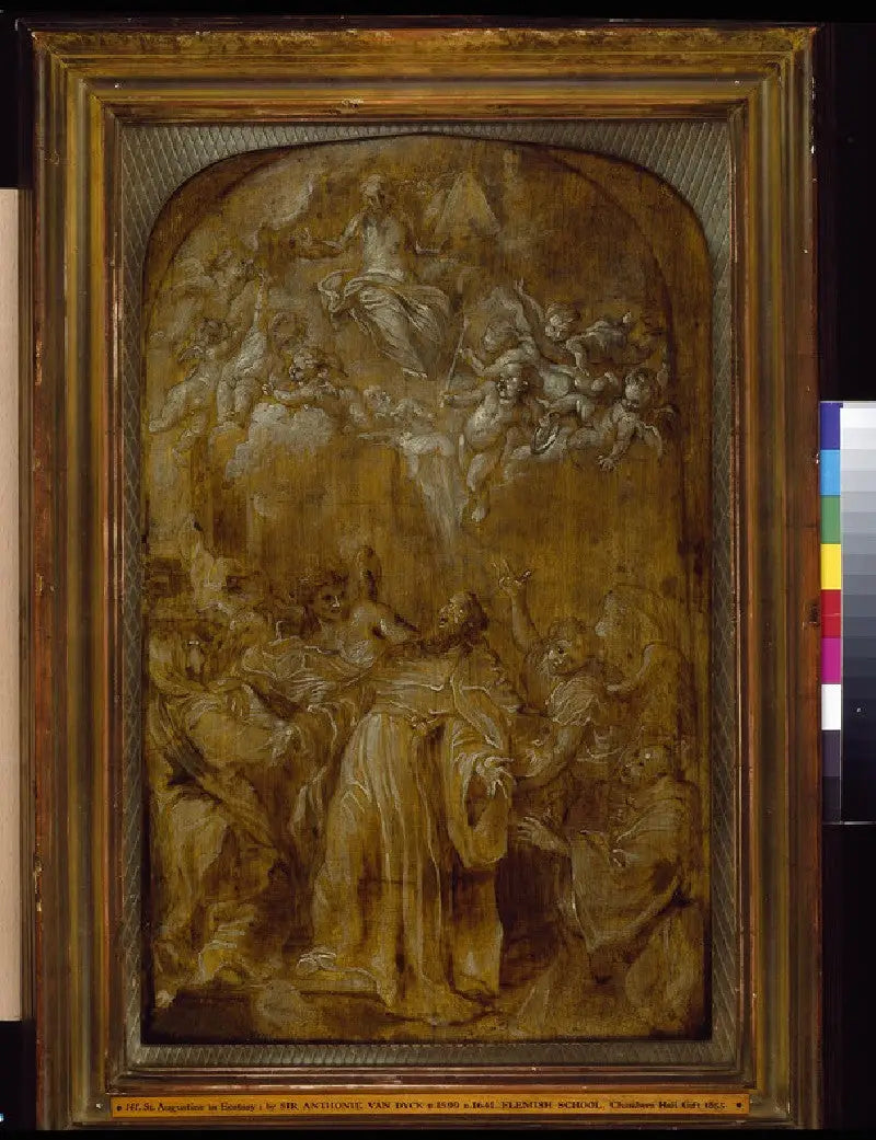 Saint Augustin en extase - Antoine van Dyck image 1 reproduction artisanale de tableau