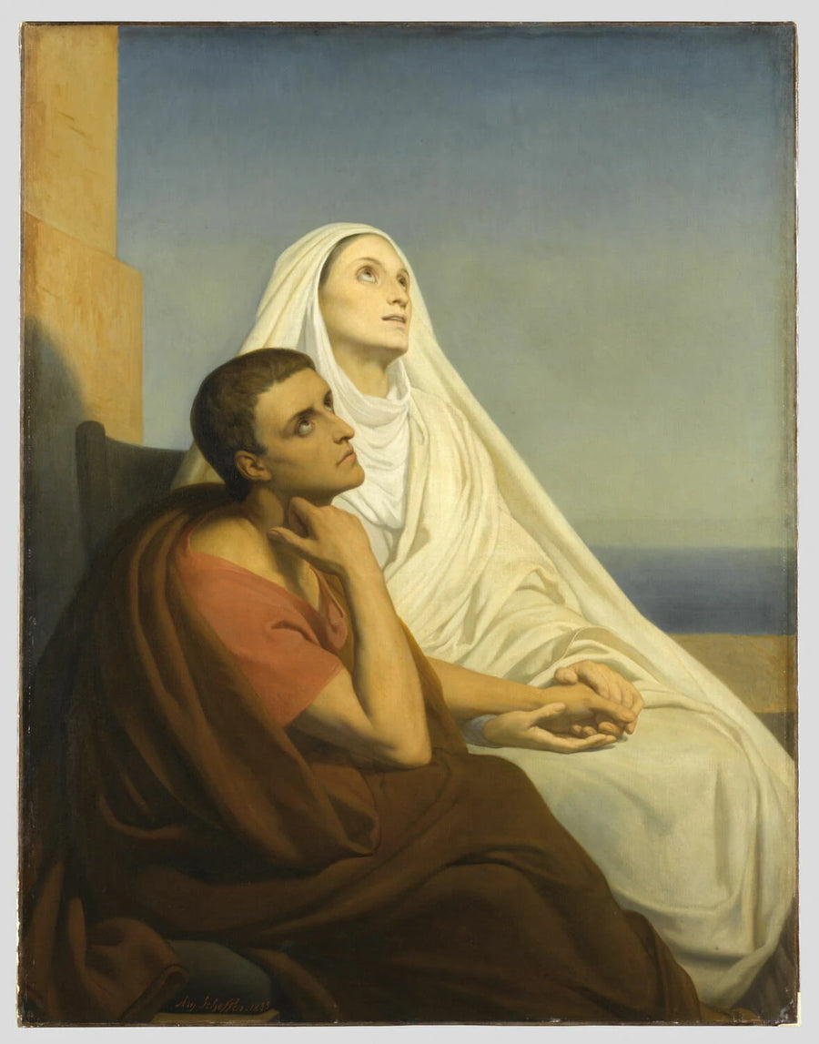 Saint Augustin et sa mère sainte Monique - Ary Scheffer