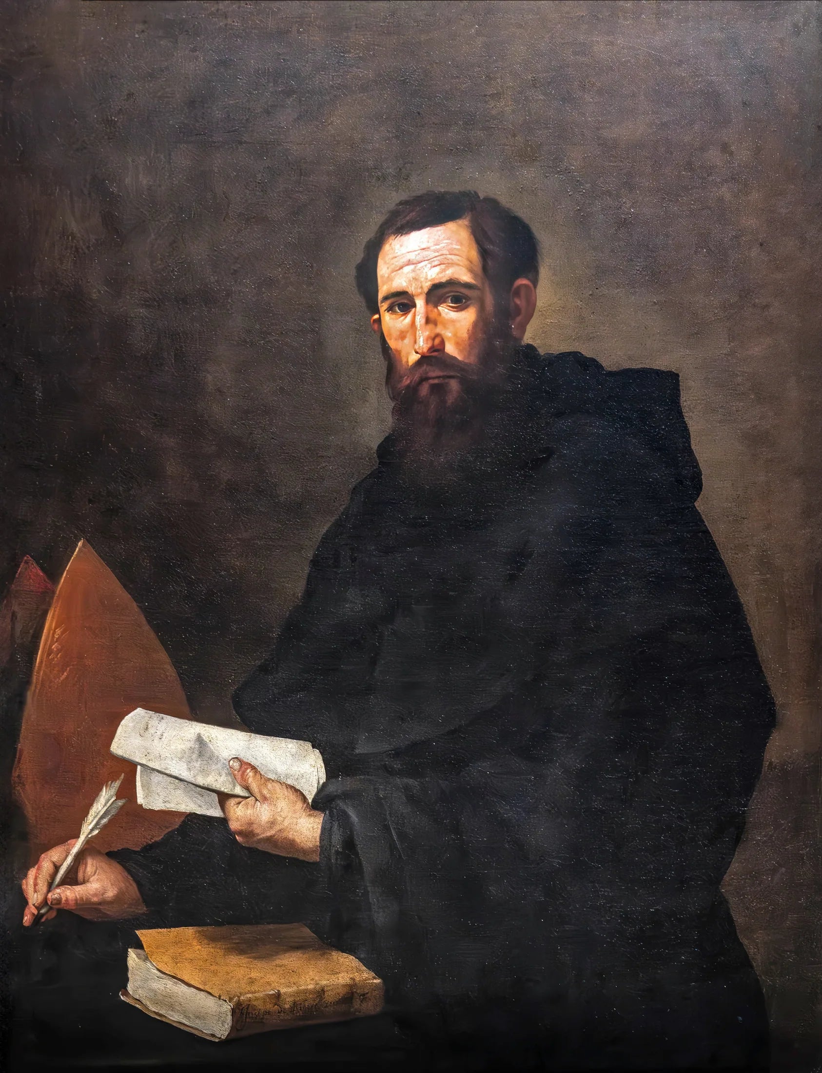 Saint Augustin - Jusepe de Ribera image 1 tableau peint à l’huile sur toile