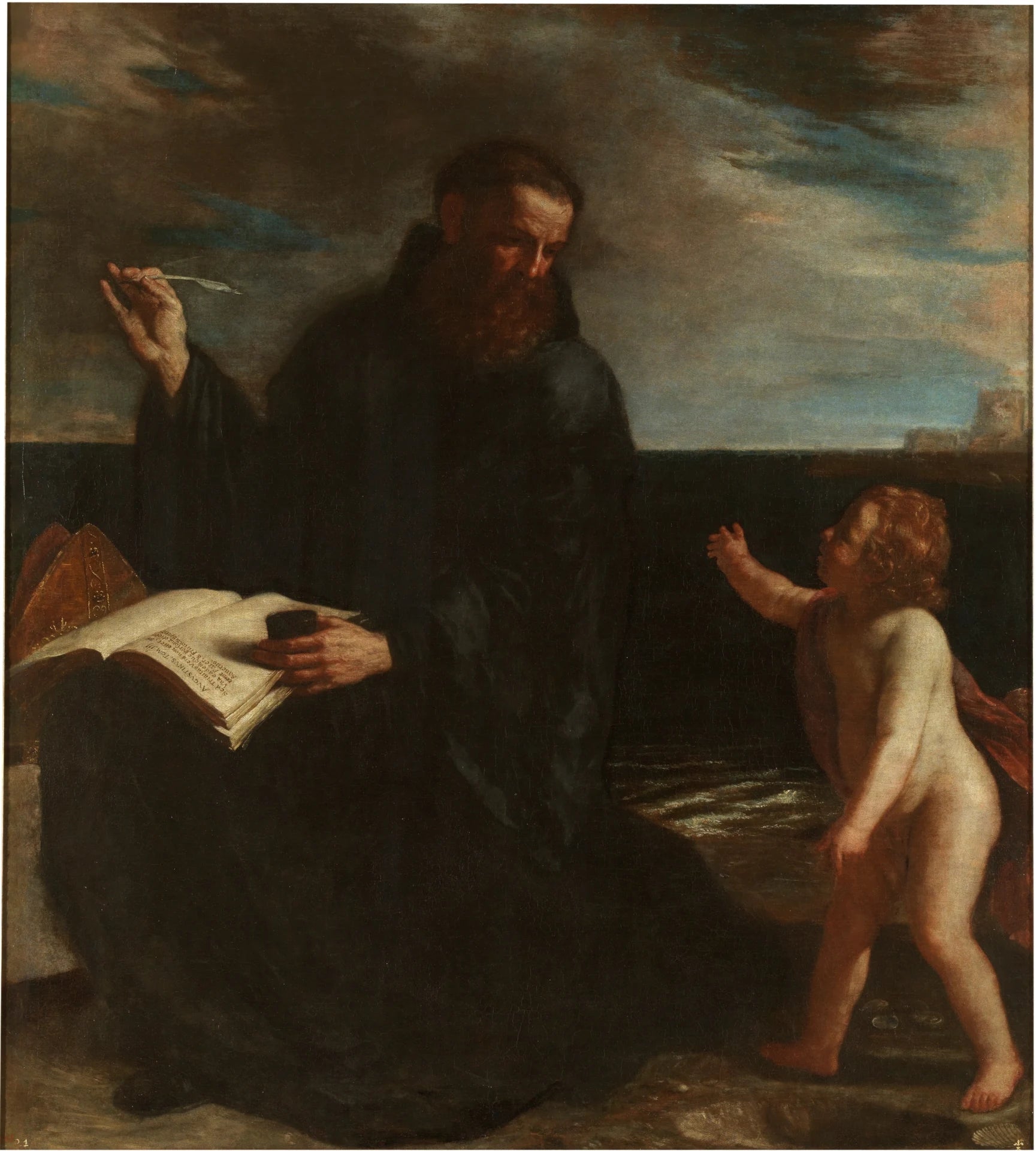 Saint Augustin méditant sur la Trinité - Le Guerchin