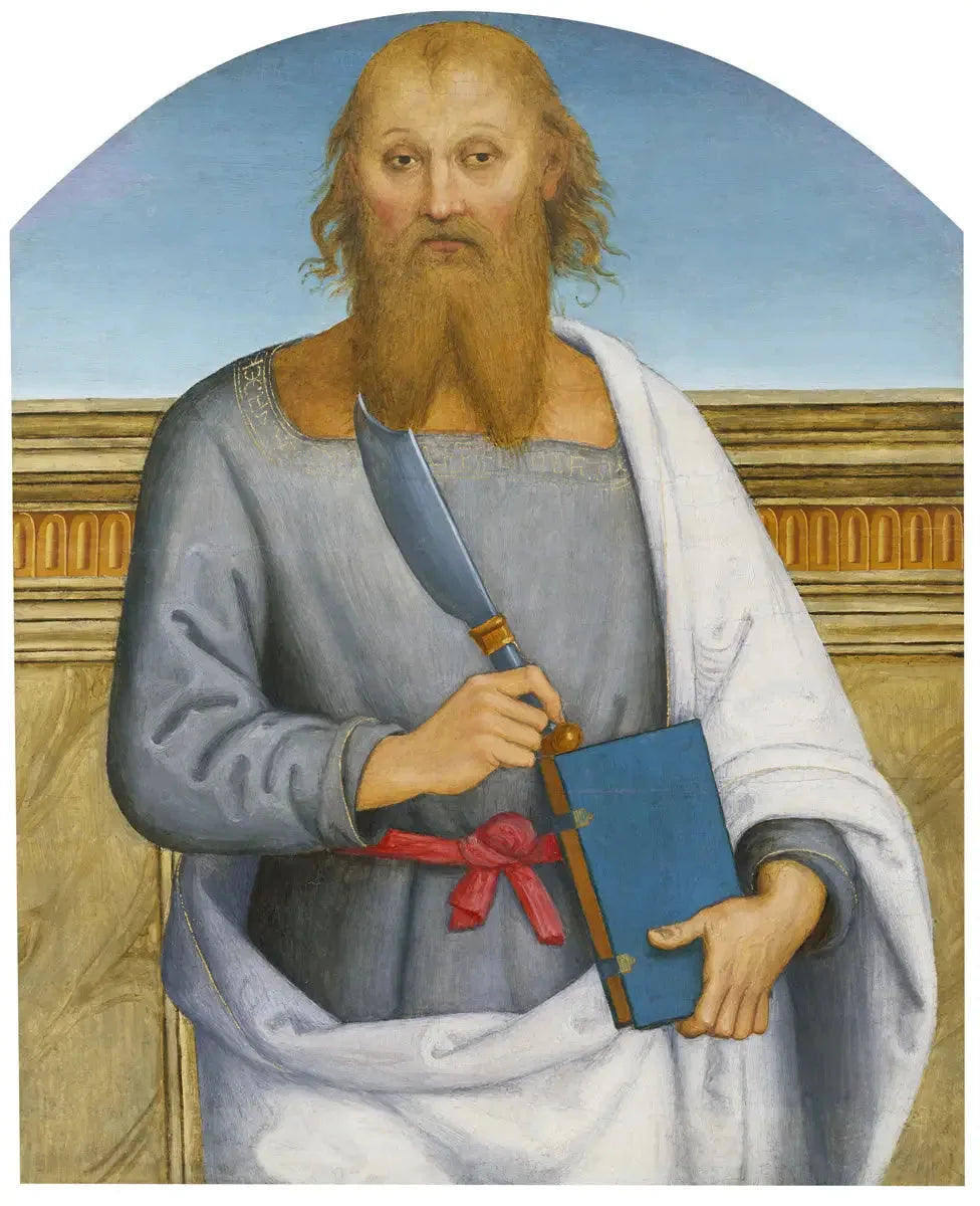 Saint-Barthélemy - Pietro Perugino image 1 copie peinte à la main à l’huile