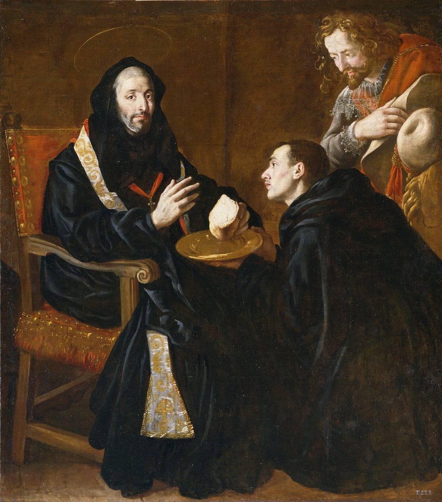 Saint Benoît bénissant le pain - Juan Andrés Ricci de Guevara