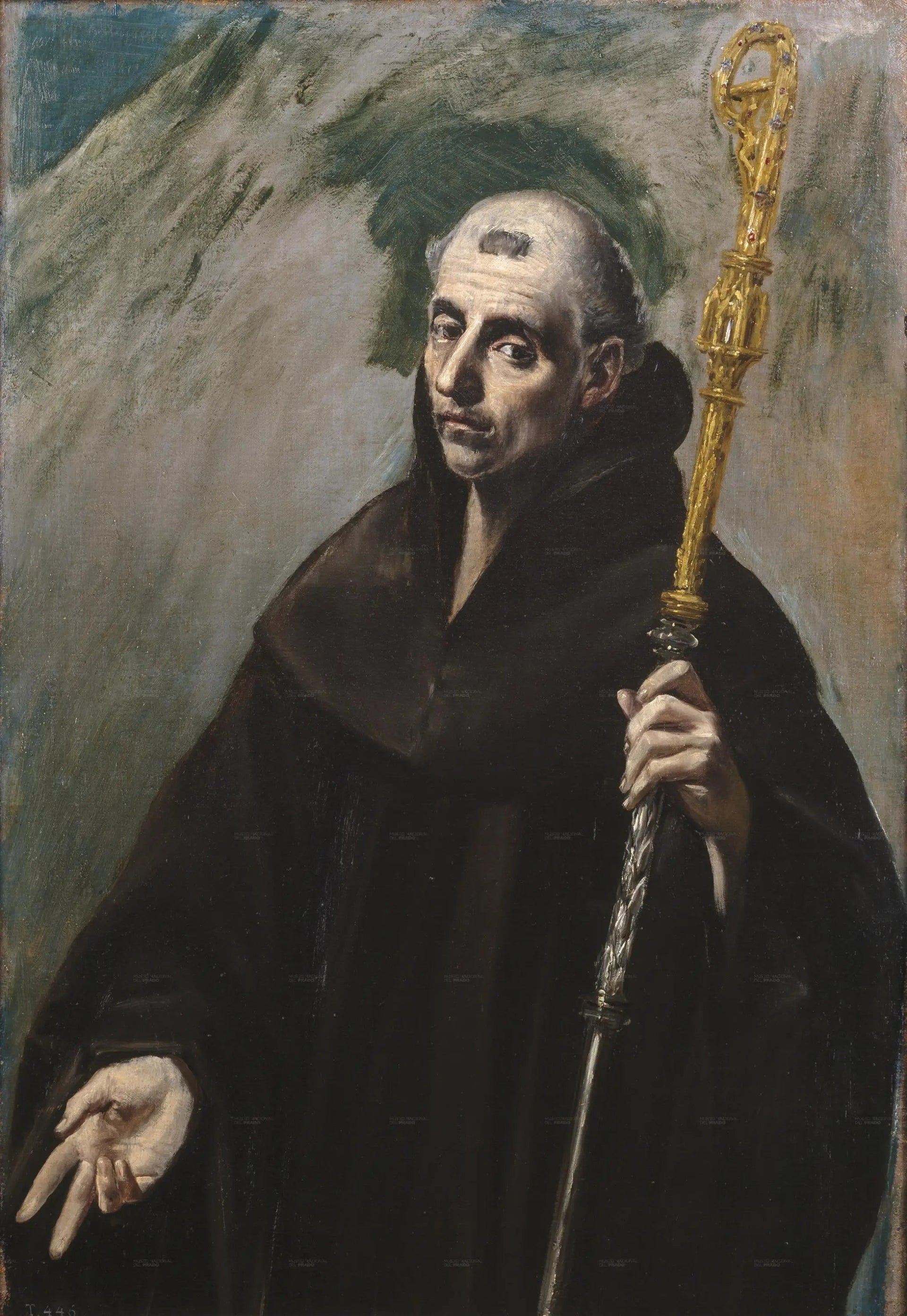Saint Benoît - El Greco image 1 reproduction artisanale de tableau